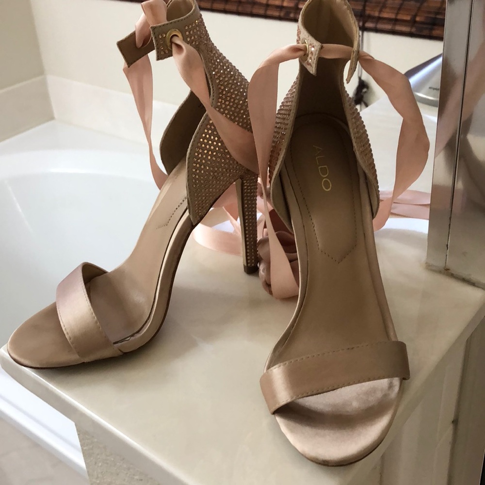 Rose Gold Heels from Aldo